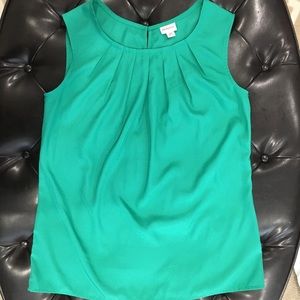 Merona green sleeveless blouse